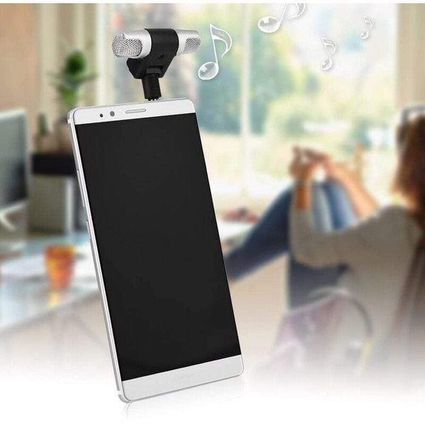 Microphones Mini Stereo For Smartphones Directional Condenser Flexible With 3.5 Mm Plug Microphones & Wireless Systems
