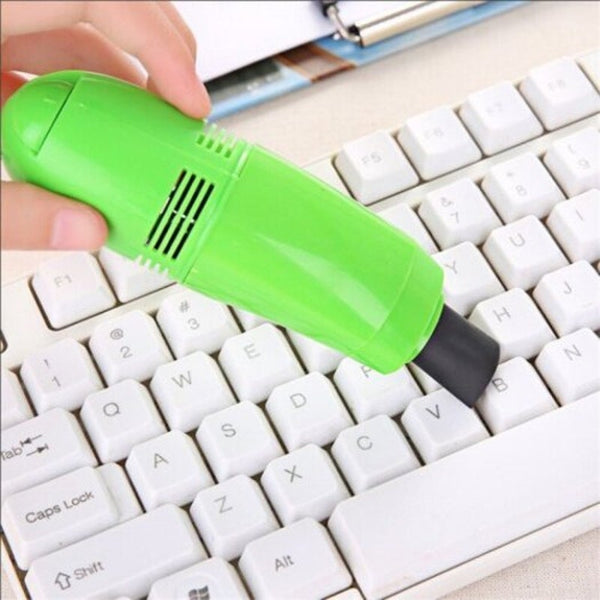Mini Usb Vacuum Computers Laptop Keyboard Cleaner Brush Green Cleaning Equipment & Kits