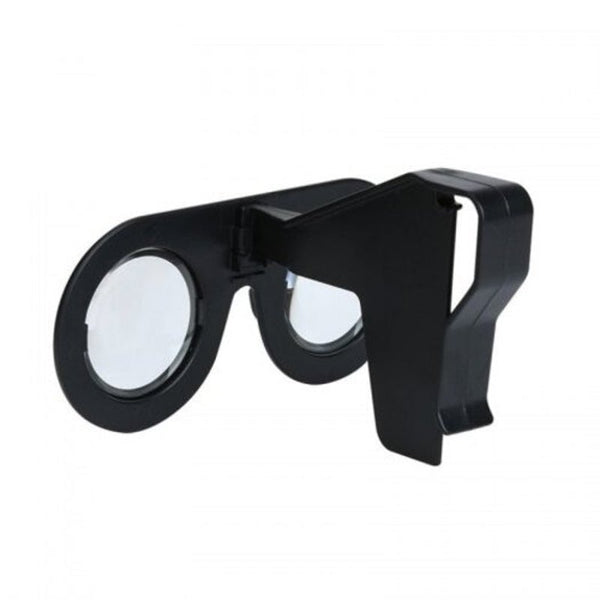 Mini Virtual Reality Folding Vr 3D Glasses For Smartphone Black