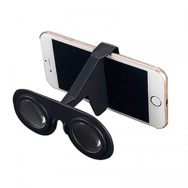 Mini Virtual Reality Folding Vr 3D Glasses For Smartphone Black Smartphone Vr Headsets