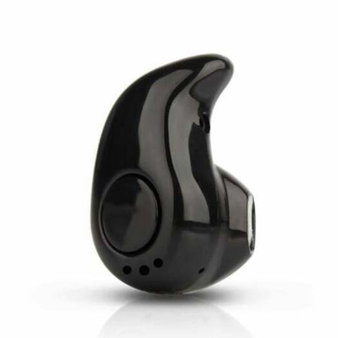 Mini Wireless Bluetooth Earphone Stereo With Microphone Universal Handsfree Jet Black
