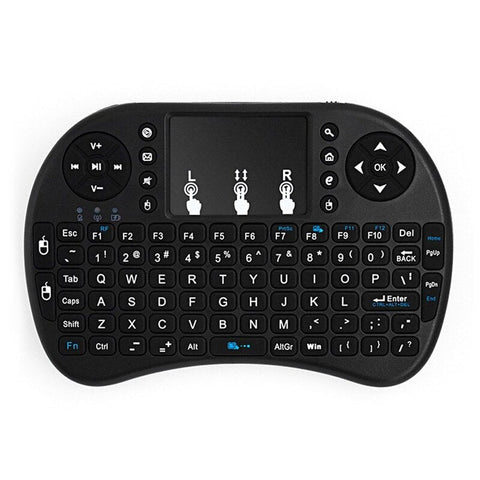 Keyboards & Keypads Mini Wireless Keyboard 2.4Ghz With Touchpad Mouse Handheld For Pc Android Tv Box Laptop Black