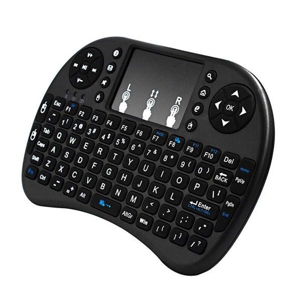Mini Wireless Keyboard 2.4Ghz With Touchpad Mouse Handheld For Pc Android Tv Box Laptop Black Keyboards & Keypads