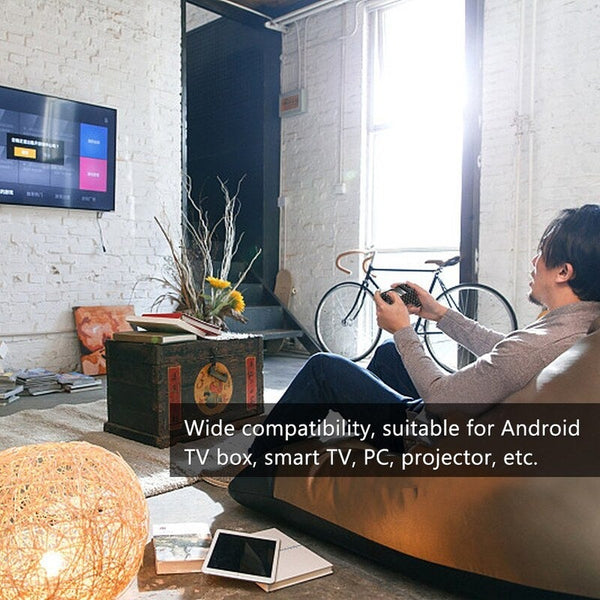 Mini Wireless Keyboard 2.4Ghz With Touchpad Mouse Handheld For Pc Android Tv Box Laptop Black Keyboards & Keypads