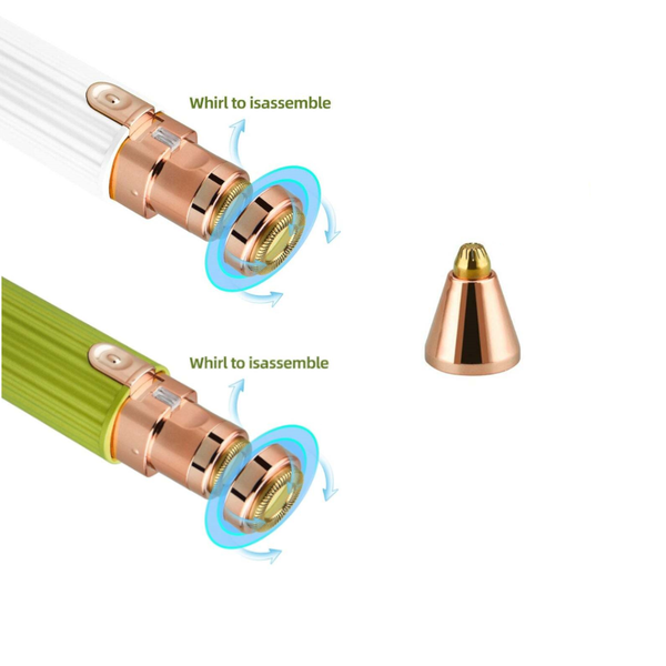 Mini 2 In 1 Electric Facial Eyebrow Epilator Trimmer Women Lady Usb Rechargeable Face Hair Removal Brow Shaver Blade Razor Epilators & Electrolysis