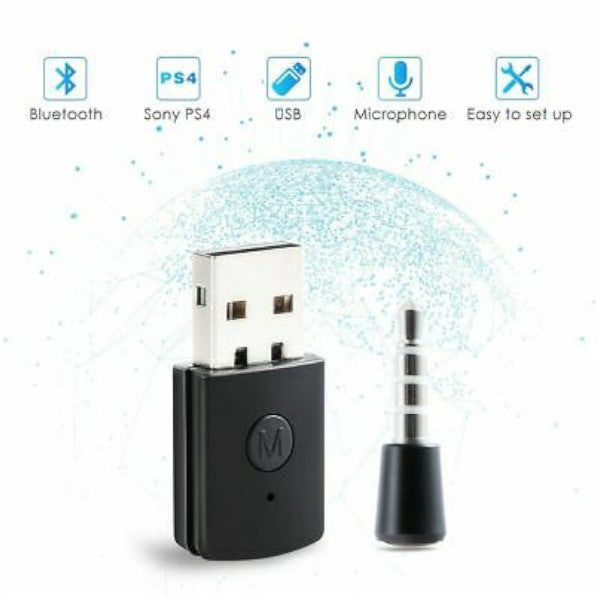 Mini 3.5Mm Bluetooth 4.0 Edr Usb Dongle Adapter For Ps4 Stable Performance Headsets