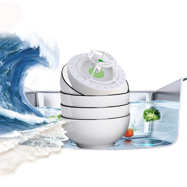 Mini Portable Usb Dishwasher Ultrasound Bubble Kitchen Surf