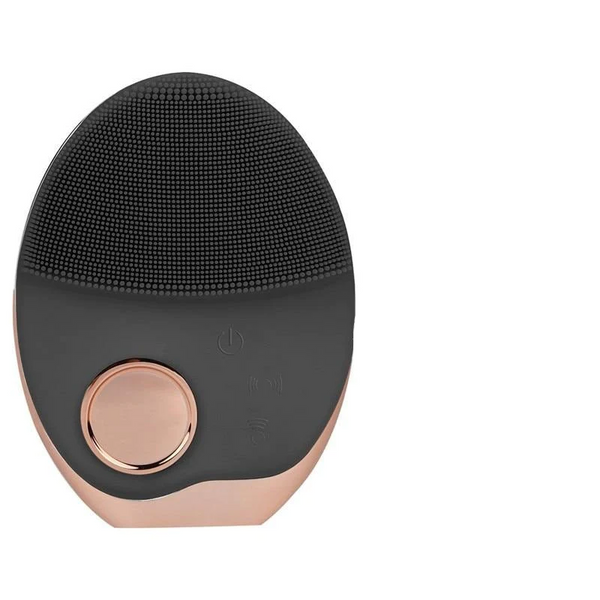 Mini Electric Ultrasonic Wireless Charging Facial Cleansing Brush Silicone Rechargeable Face Waterproof Massager With Photon Facial Cleansing Devices