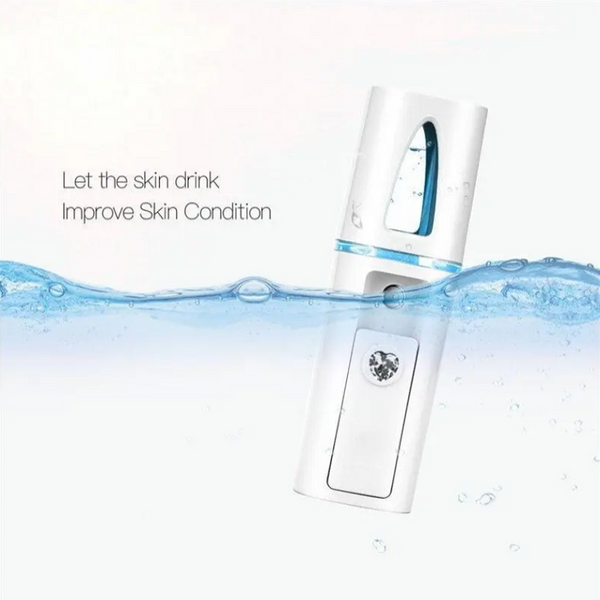 Mini Face Sprayer Nano Mister Facial Hair Steamer Ultrasonic Cold Beauty Hydrating Usb Rechargeable Skin Care Tool Facial Cleansing Devices