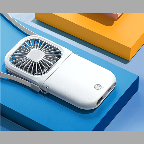 Mini Fan Hanging Neck Fans 5000Mah Rechargeable Cooling Sports For Home Outdoor Student Folding Desktop Air Cooler