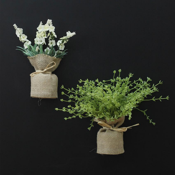 Mini Faux Lavender Plant Magnets Floral Décor