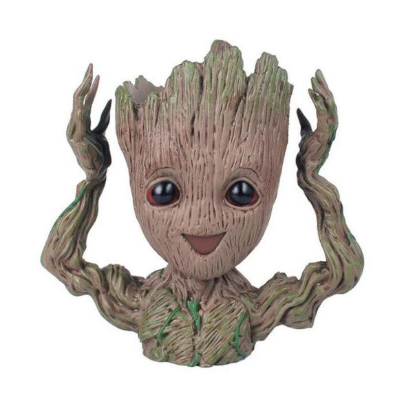 Mini Flowerpot Little Happy Groot Desktop Decoration Indoor Vase Plant Holder Baskets Pots Window Boxes