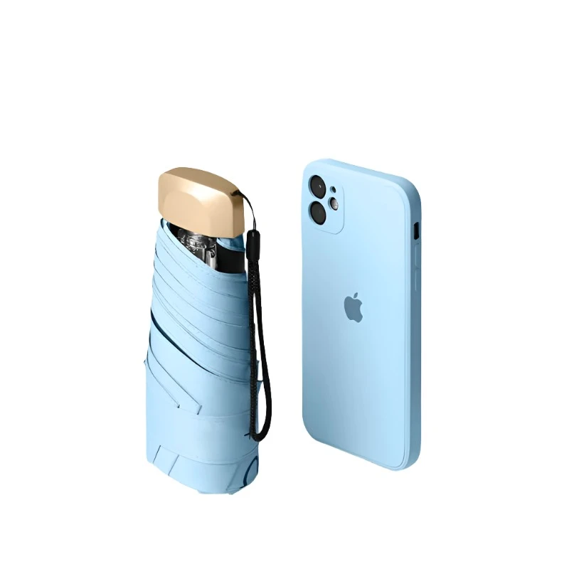 Umbrellas Mini Pocket Rain Umbrella Sun Shade For Women Business Use