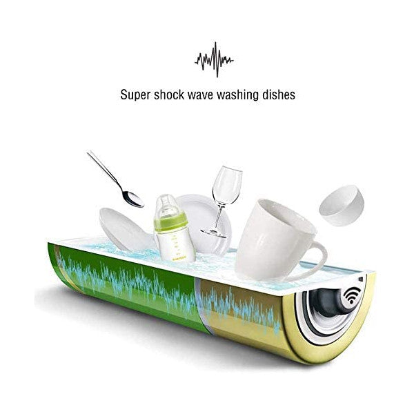 Mini Portable Usb Dishwasher Ultrasound Bubble Kitchen Surf