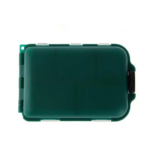 Fishing Lure Storage Box Tackle Mini Portable Waterproof 10 Compartments Tool Medium Sea Green Tackle Boxes & Bags