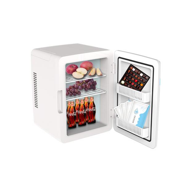 Mini Refrigerator In Vehicle Dormitory Cosmetics Blue Mini Fridges