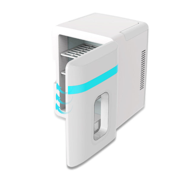 Mini Refrigerator In Vehicle Dormitory Cosmetics Blue Mini Fridges