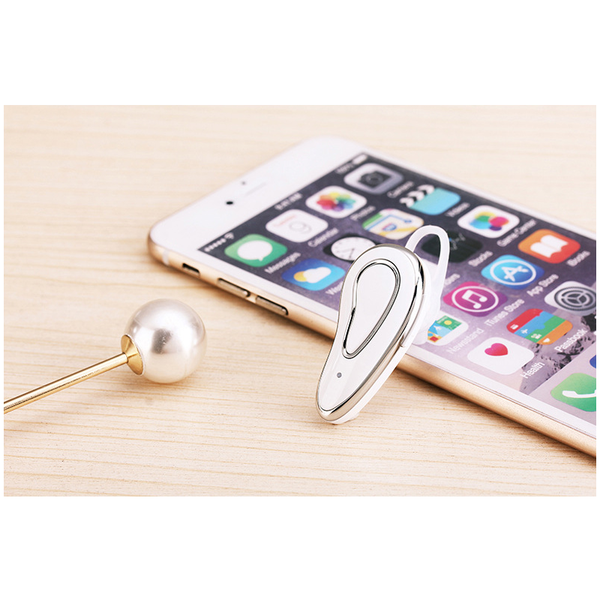 Mini Stereo Wireless Hands Free Headset Bluetooth Voice Control Music Earphone With Mic Headsets & Earpieces