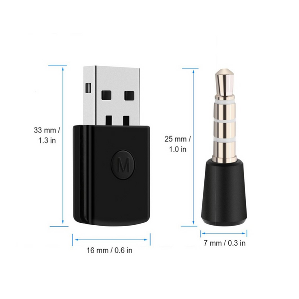 Mini Usb Dongle Bluetooth Adapter For Ps4 Stable Performance Earphone 3.5Mm 4.0Edr