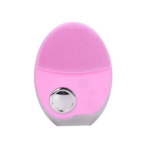 Mini Electric Ultrasonic Wireless Charging Facial Cleansing Brush Silicone Rechargeable Face Waterproof Massager With Photon Facial Cleansing Devices