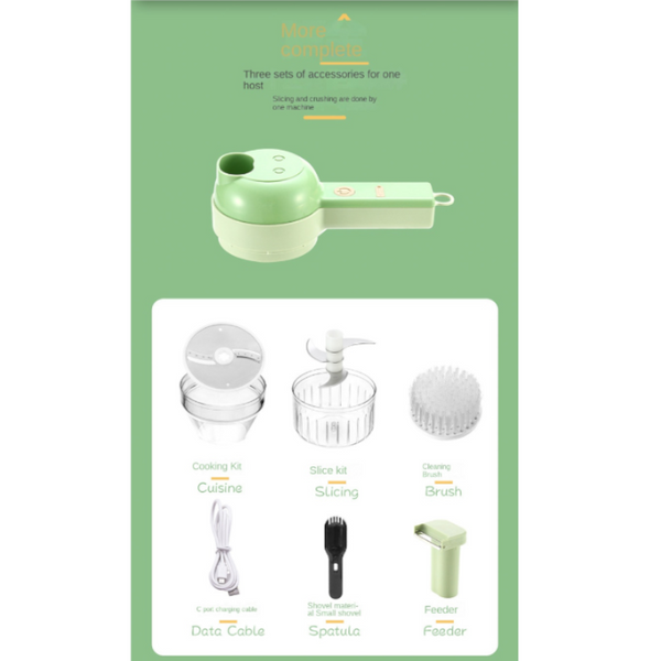 Mini Food Processor Multifunctional Salad Fruit Vegetable Slicer Chopper Choppers