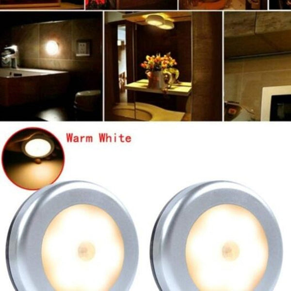 Miniled Night Ligh Body Dual Induction Light Control Aisle Stairs Wall Lamp Warm White
