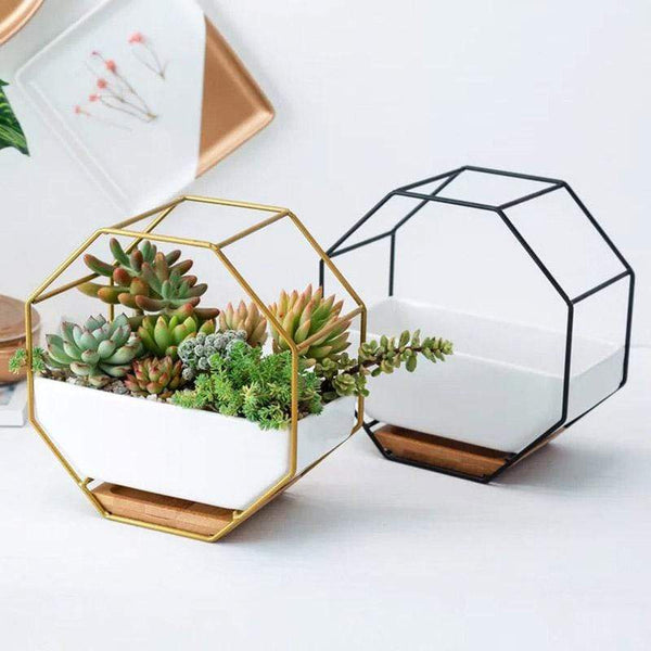 Baskets Pots Window Boxes Octagonal Nordic Modern Home Decor Plant Pot