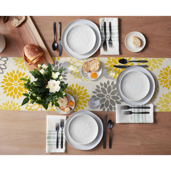 Minimalist Flower Print Table Runner Simple Home Party Dining Decor Tablecloth Table Runners