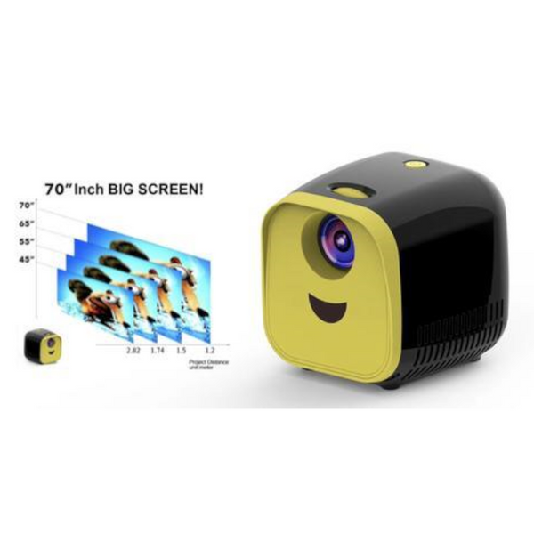 Mini Portable Projector For Kids Led Video Home Theater, Compatible With Tv Stick / Usb Av Tf Hdmi, Ideal Entertainment