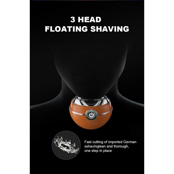 Mini Rechargeable Electric Razor Waterproof Barber Rotary Beard Men's Shavers