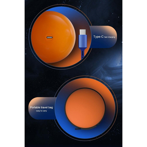 Mini Rechargeable Electric Razor Waterproof Barber Rotary Beard Men's Shavers