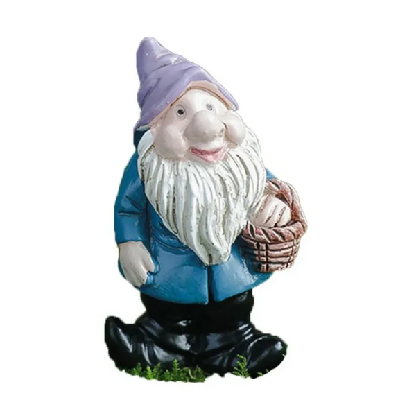 Mini Resin Dwarf Gnome Statue For Table And Garden Ornaments Miniature Gnomes