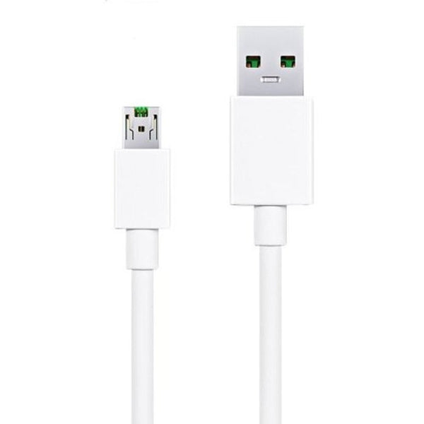 5A 200Cm Supervooc Fast Charging Micro Usb 7 Pin Charge Sync Cable White For Oppo