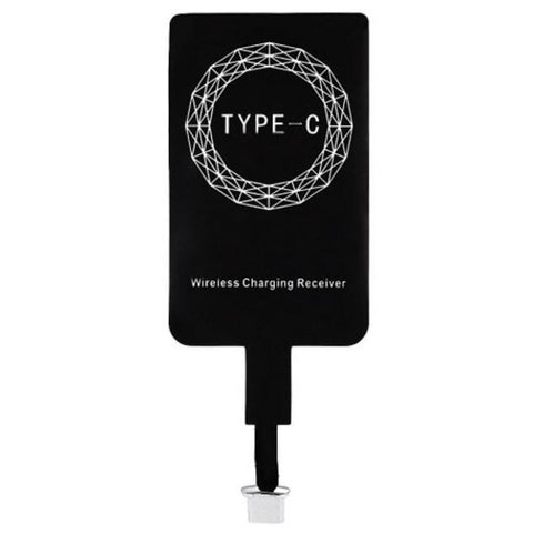 5V 1A Qi Type C Wireless Charging Receiver Patch Acceptor Black