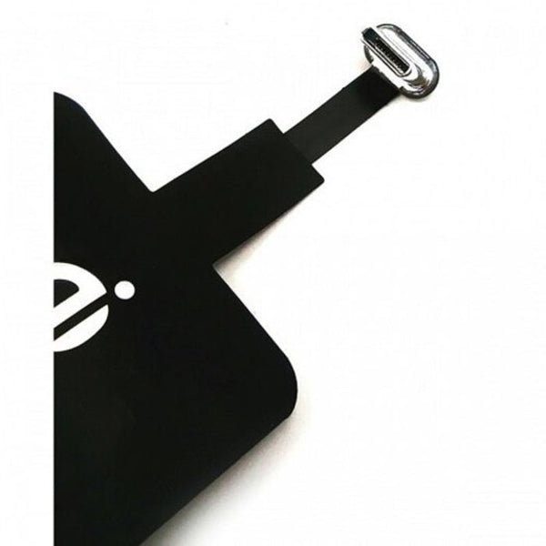 5V 1A Qi Type C Wireless Charging Receiver Patch Acceptor Black Chargers & Cradles