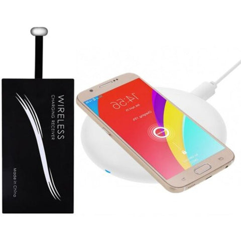 5W / 10W Ultra Slim Qi Qc Fast Quick Charge Wireless Charger Pad With Type Receiver Kit White