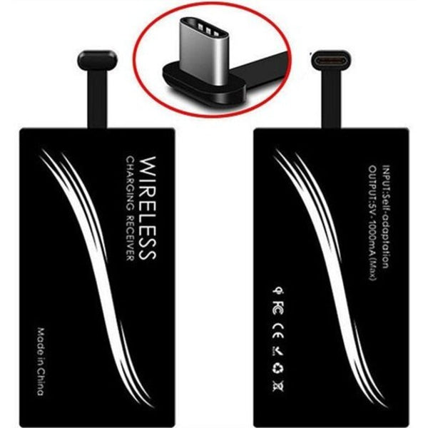 5W / 10W Ultra Slim Qi Qc Fast Quick Charge Wireless Charger Pad With Type Receiver Kit White Chargers & Cradles