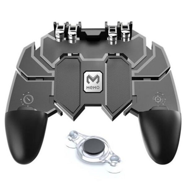 Mobile Game Joystick Trigger Controller Gamepad Set For Smartphone Black All In One Controllers & Attachments