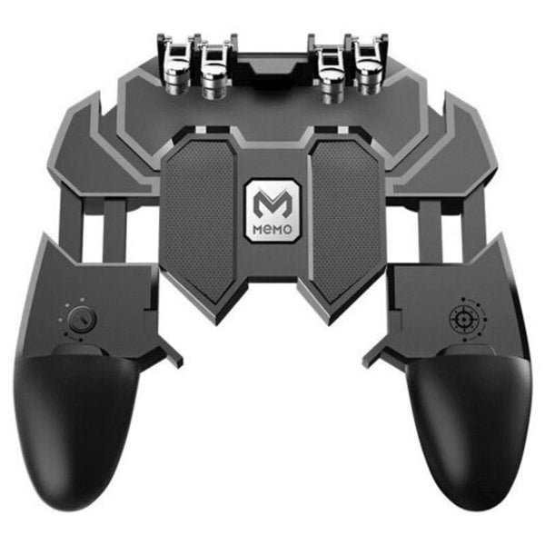 Mobile Game Joystick Trigger Controller Gamepad Set For Smartphone Black All In One Controllers & Attachments