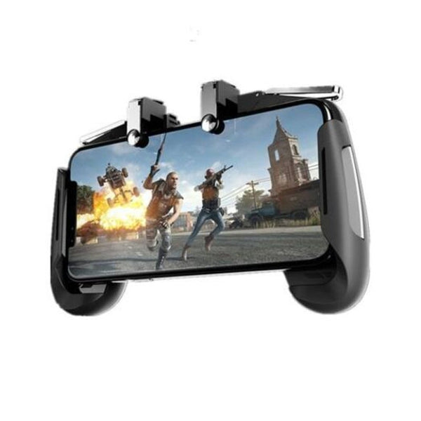 Mobile Gaming Joystick Controller Trigger Fire Button L1r1 Gamepad Black All In One With Moving Controllers & Attachments