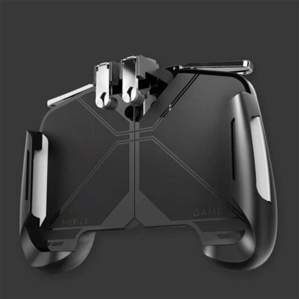 Mobile Gaming Joystick Controller Trigger Fire Button L1r1 Gamepad Black All In One With Moving