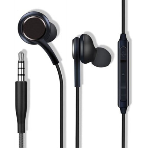 S8 3.5Mm Wired In Ear Earphone Headset With Microphone For Phone / Mp3 Black