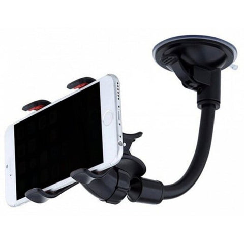 Universal 360 Degree Rotation Car Suction Cup Stand Holder Mount Black