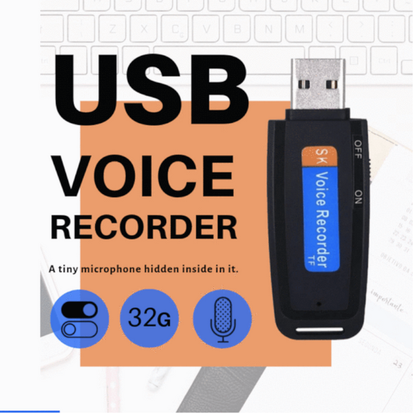 Mini Usb Digital Pen Audio Voice Recorder Dictaphone 32 Gb Flash Drive Disk