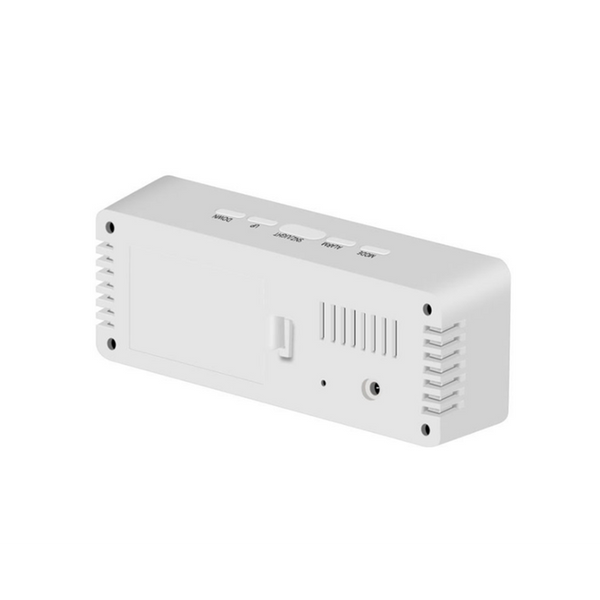 Mirror Alarm Clock Multifunctional Silent Led Digital White Alarm Clocks & Clock Radios