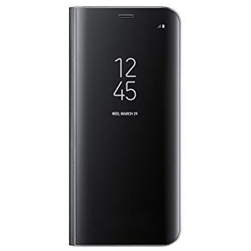 Cases Covers & Skins Mirror Flip Leather Case Clear View Window Smart Cover For Samsung Galaxy S8 Plus Black