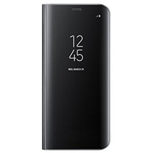 Mirror Flip Leather Case Clear View Window Smart Cover For Samsung Galaxy S8 Plus Black Cases Covers & Skins