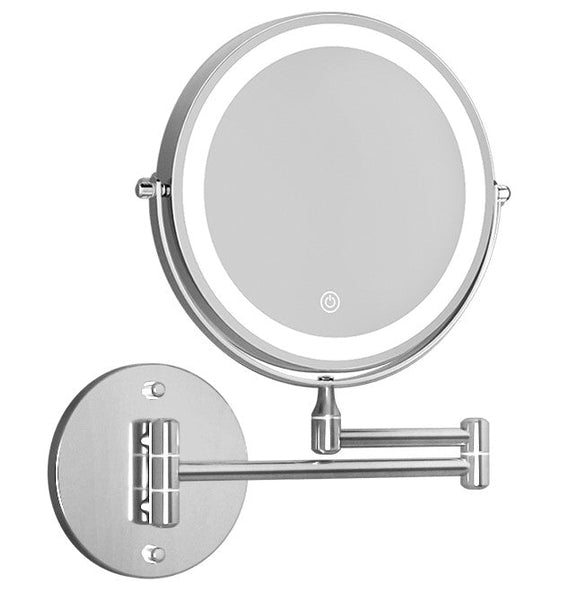 Makeup Mirrors Embellir Extendable Makeup Mirror 10X Magnifying Double Sided Bathroom