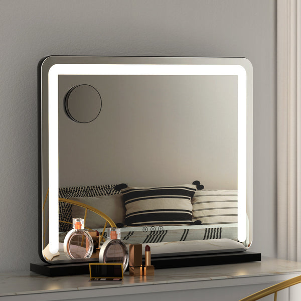 Embellir Makeup Mirror With Light Hollywood Vanity Led Tabletop Mirrors 50X60cm Makeup Mirrors