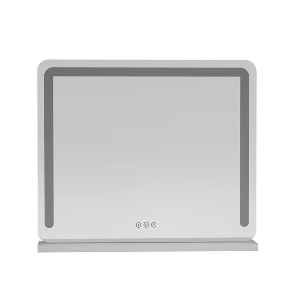 Embellir Makeup Mirror With Light Hollywood Vanity Led Mirrors White 50X60cm Makeup Mirrors